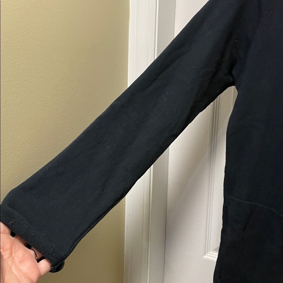 Jackson Rowe | Black | Larrea | Cotton | Hi-Low | Sweatshirt Dress | Size S - Picture 5 of 16